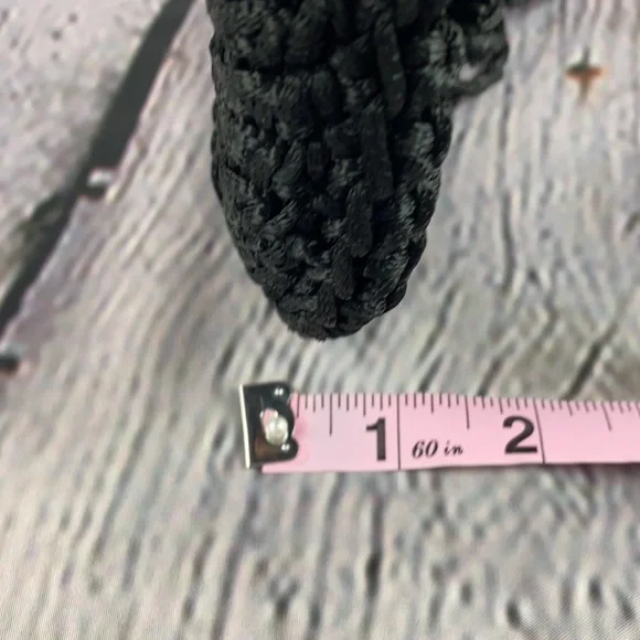 Beautifully Simple Black Crochet Shoulder/Crossbody Bag - Picture 9 of 17